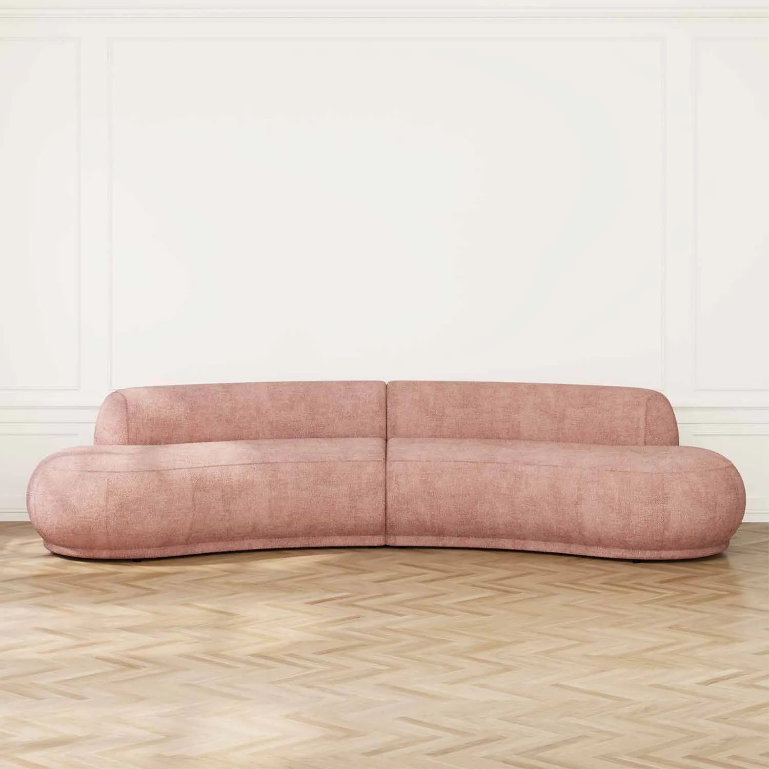 Soffa 3-sits XL 350cm Rosa - Bel Air