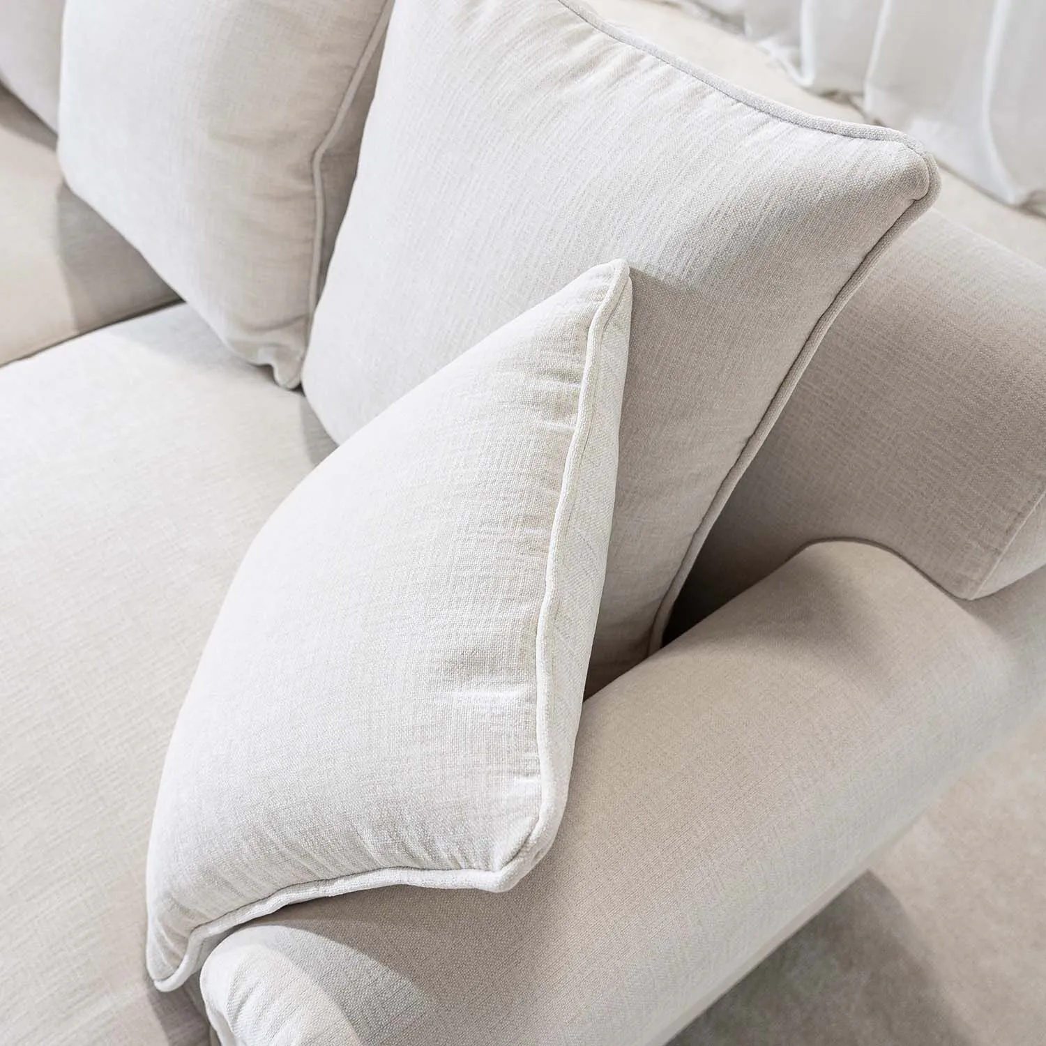 Soffa 3-sits Howard Beige 210cm - Hampton