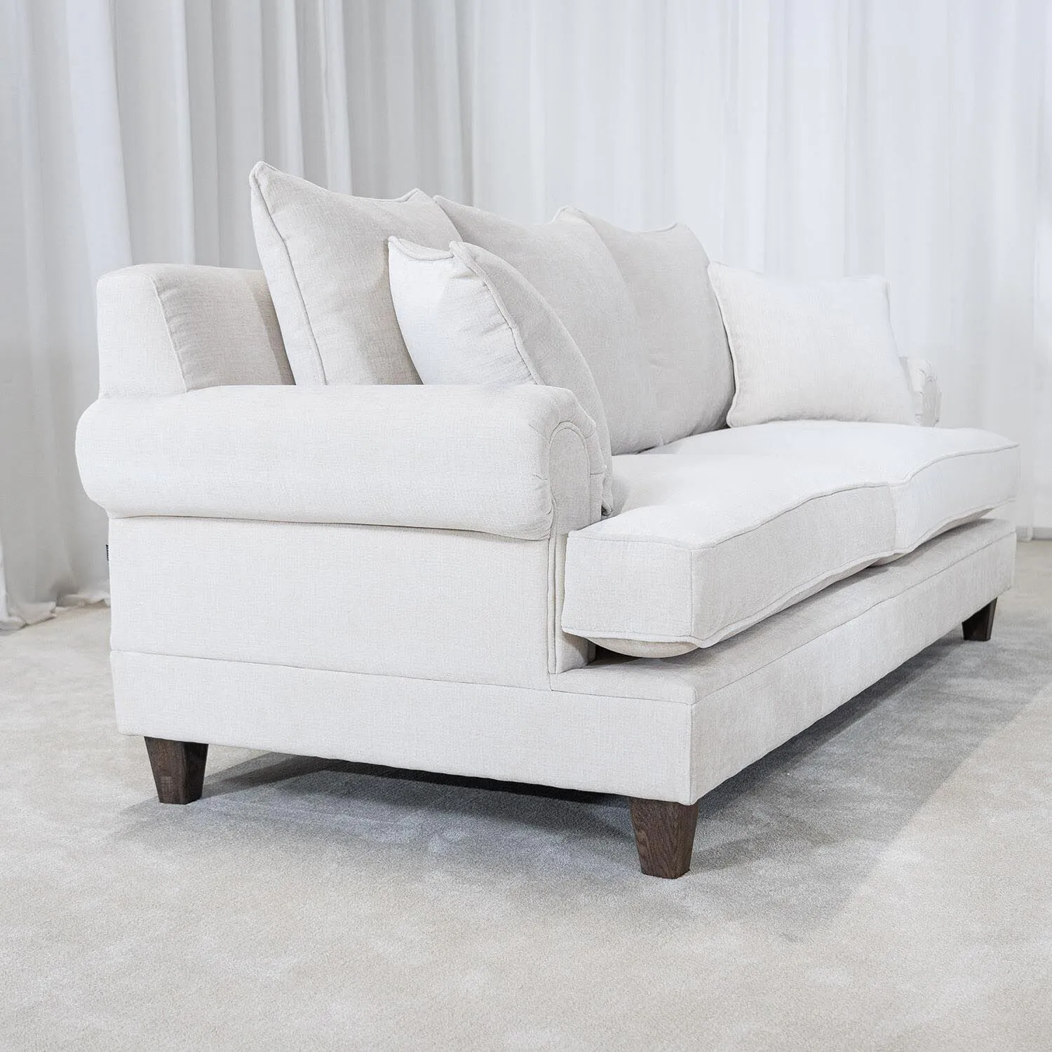 Soffa 3-sits Howard Beige 210cm - Hampton