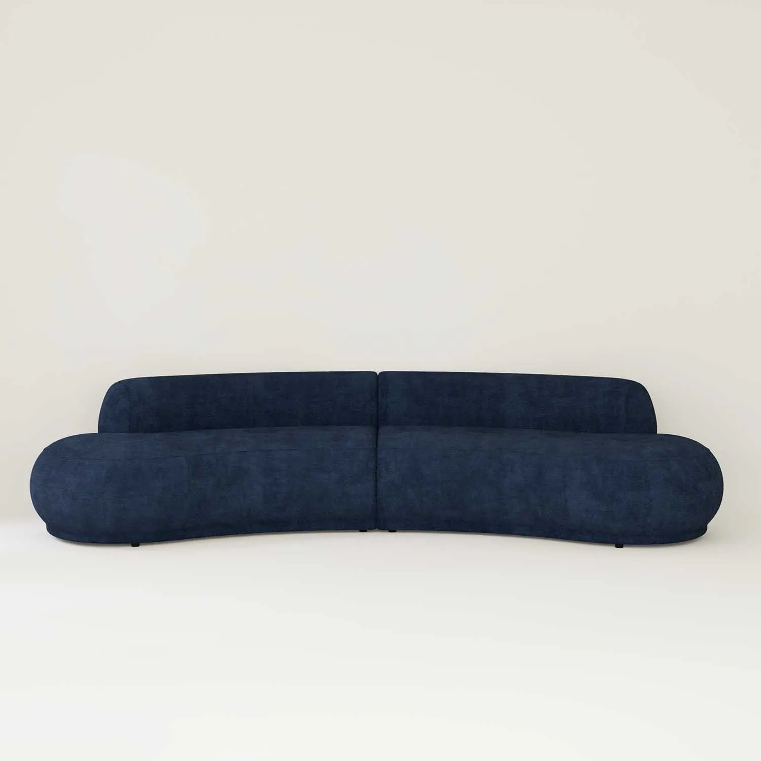 Soffa 3-sits XL 350cm Blå - Bel Air