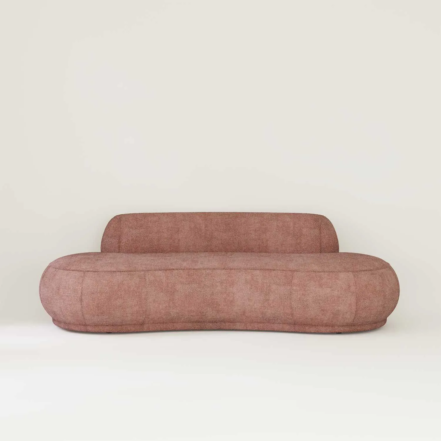 Soffa 3-sits 253cm Rosa - Bel Air