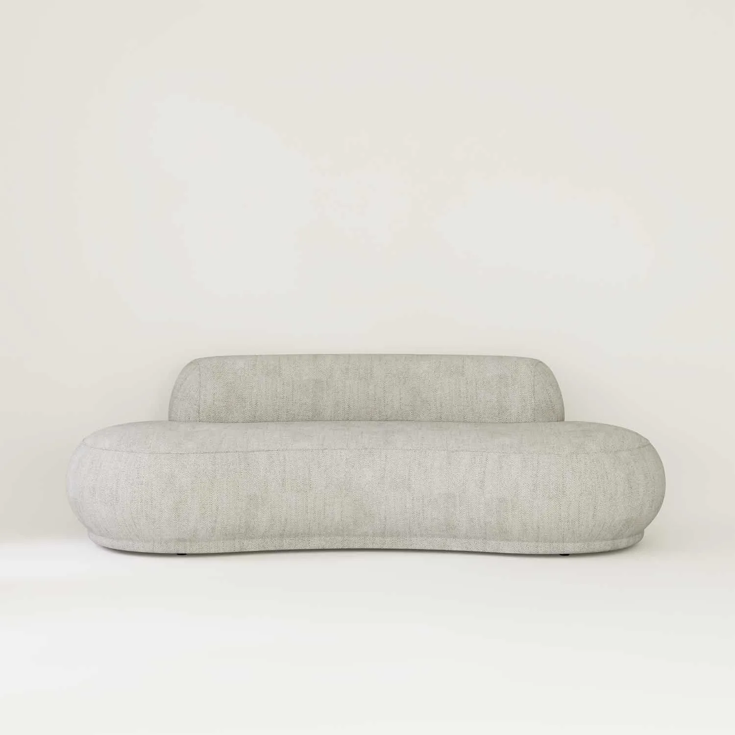 Soffa 3-sits 253cm Greige - Bel Air