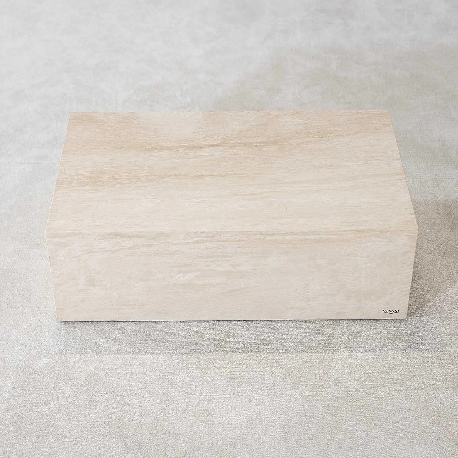 Marmor Soffbord Beige Travertine - Aphrodite