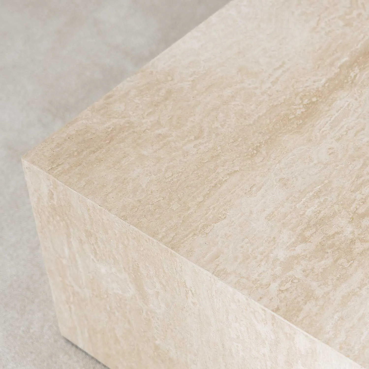 Marmor Soffbord Beige Travertine - Aphrodite