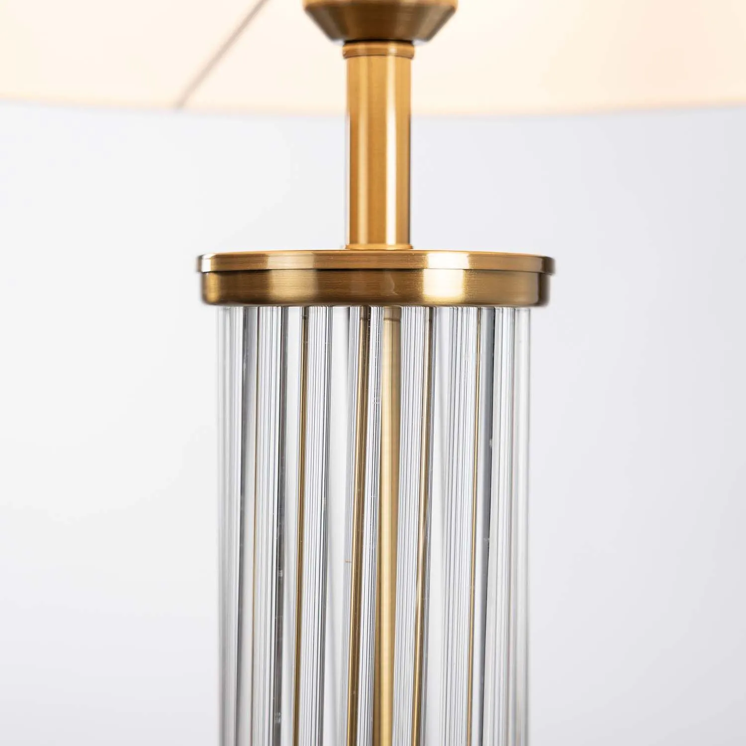 Bordslampa Glas/Mässing H62cm - Cannes