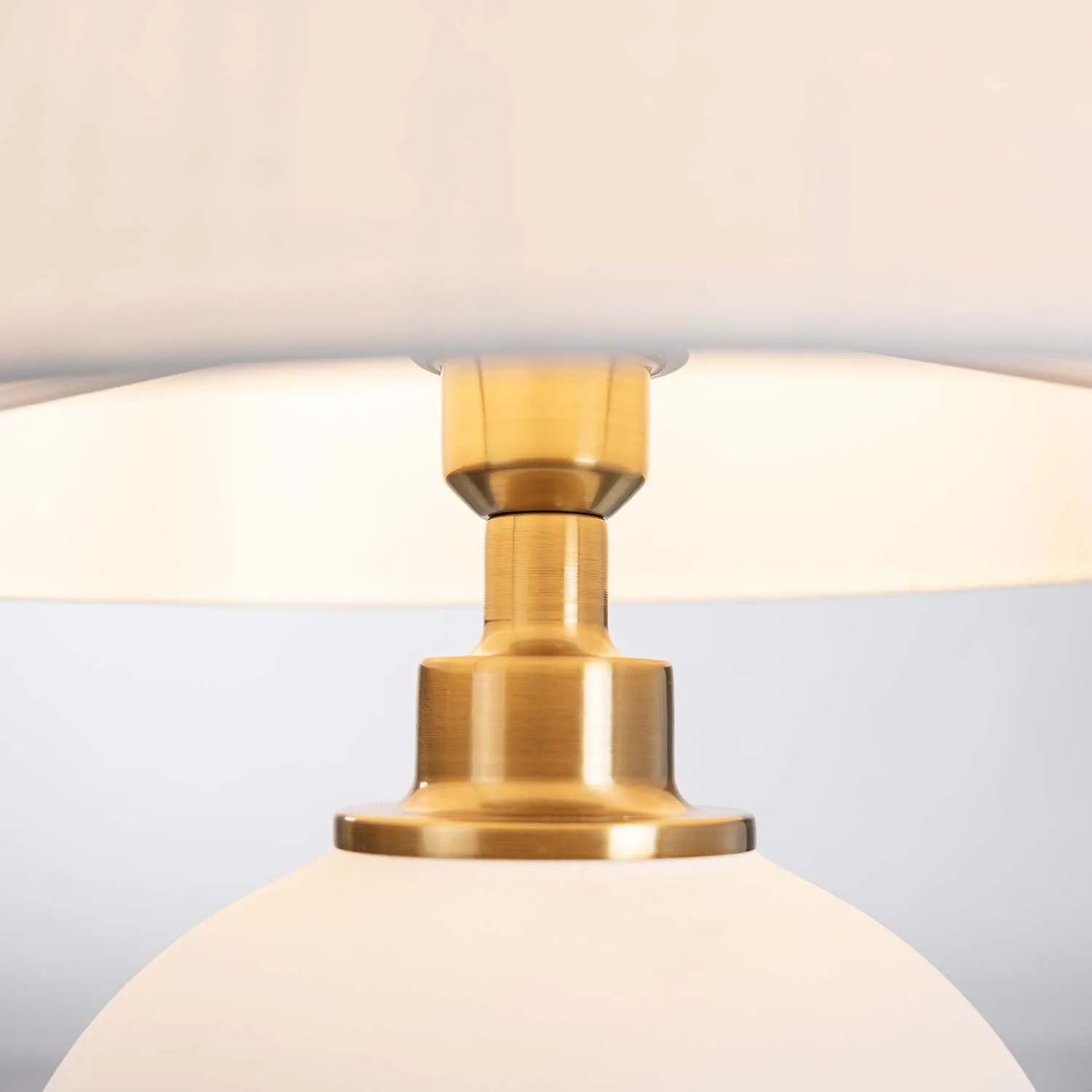 Bordslampa Keramik Grå H60cm - Providence
