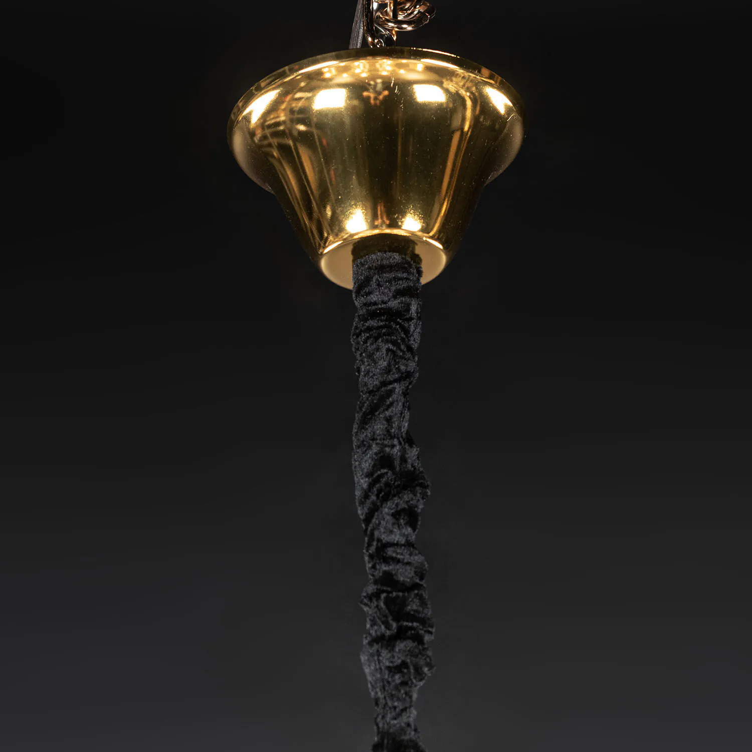 Kristallkrona Genéve Guld Ø 100cm – Cognac kristall