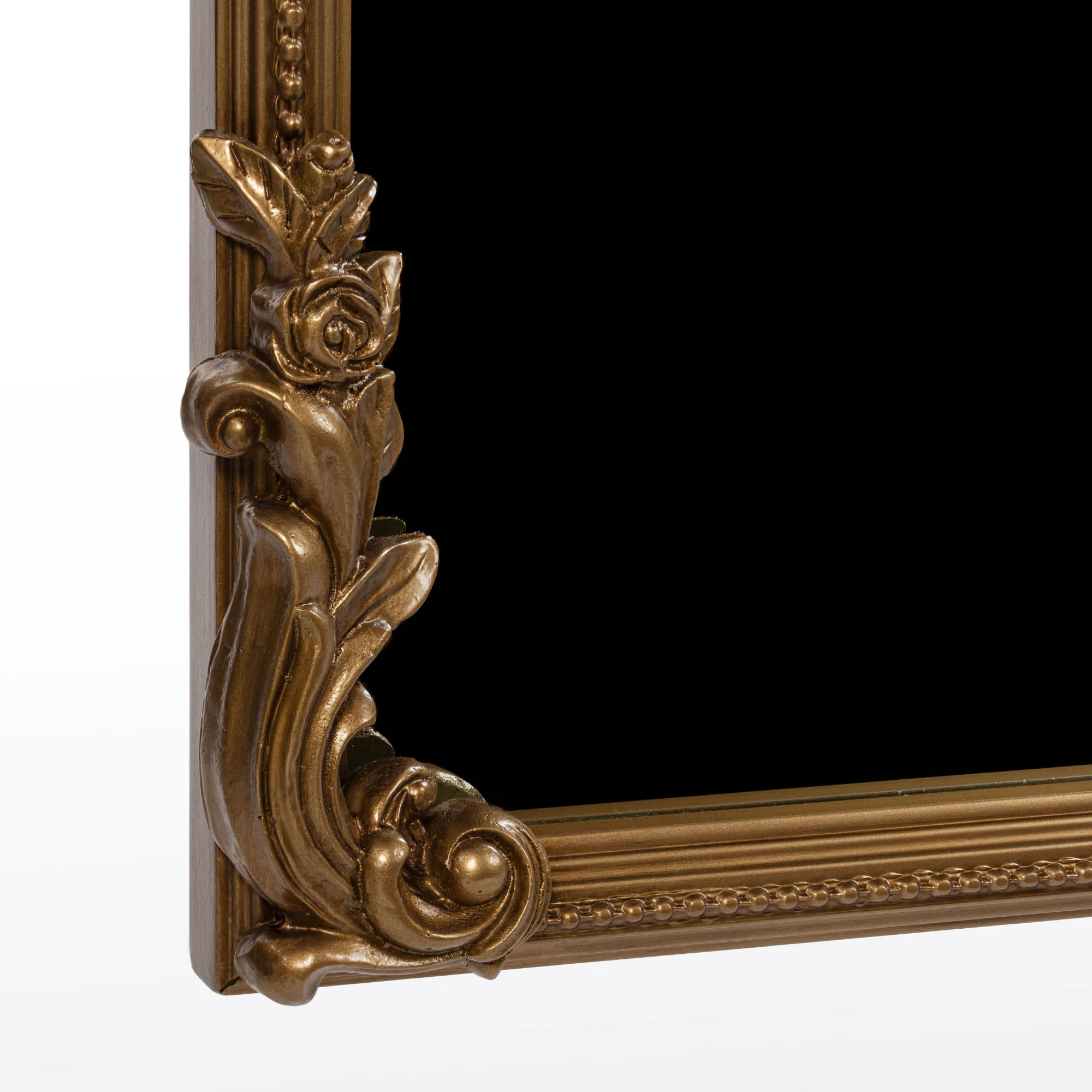 Helkroppsspegel 100x180cm Valvformad Guld Mary