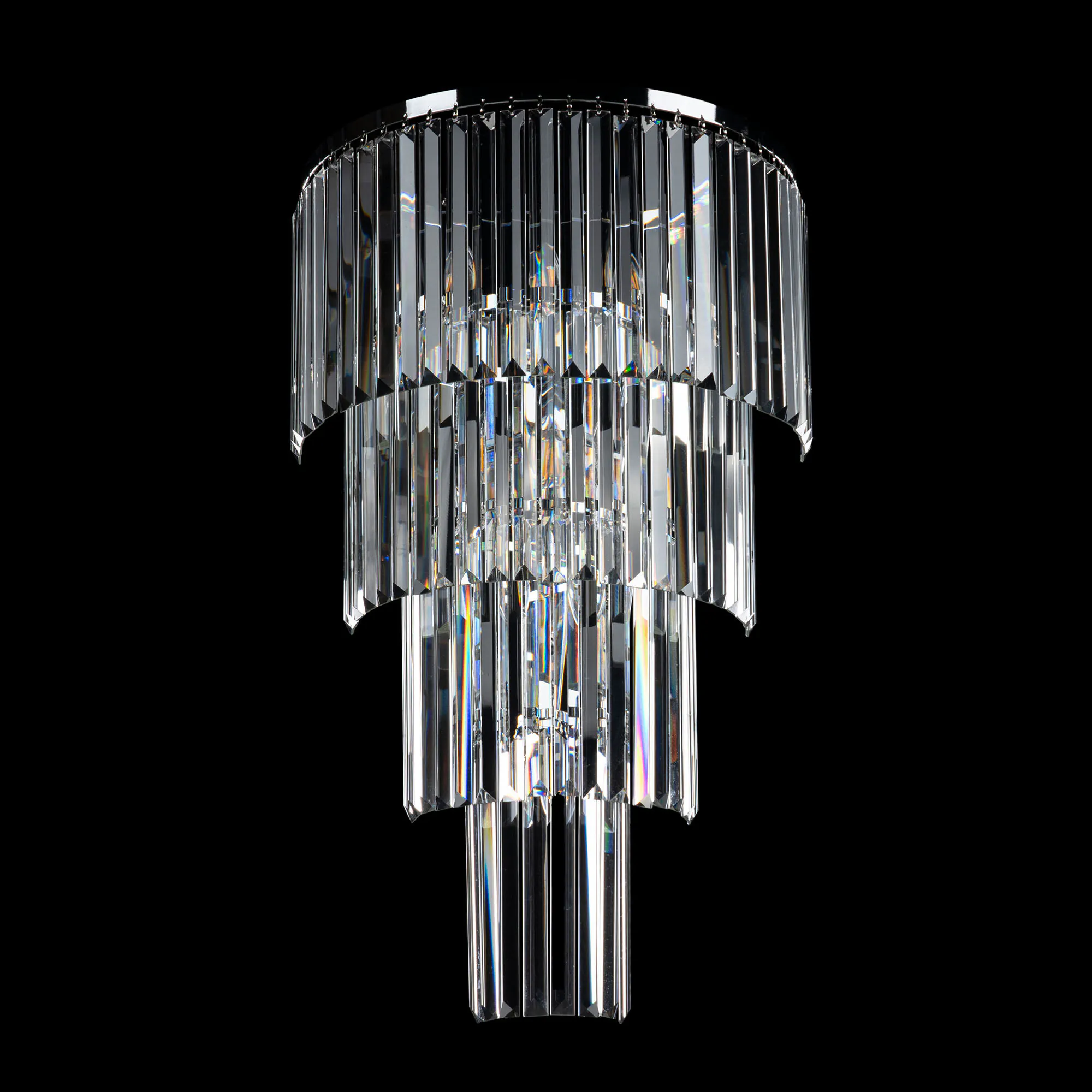 Kristall Vägglampa Valence Krom H80cm