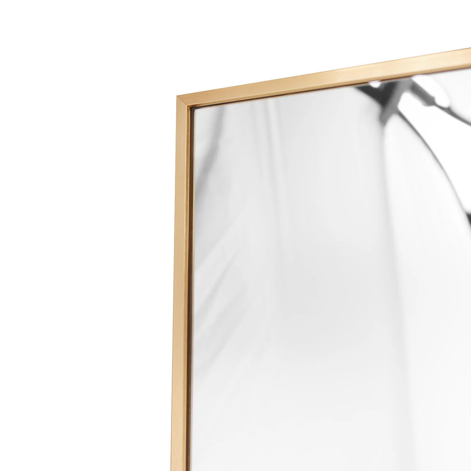 Badrumsspegel Guld 80x120cm Edgar