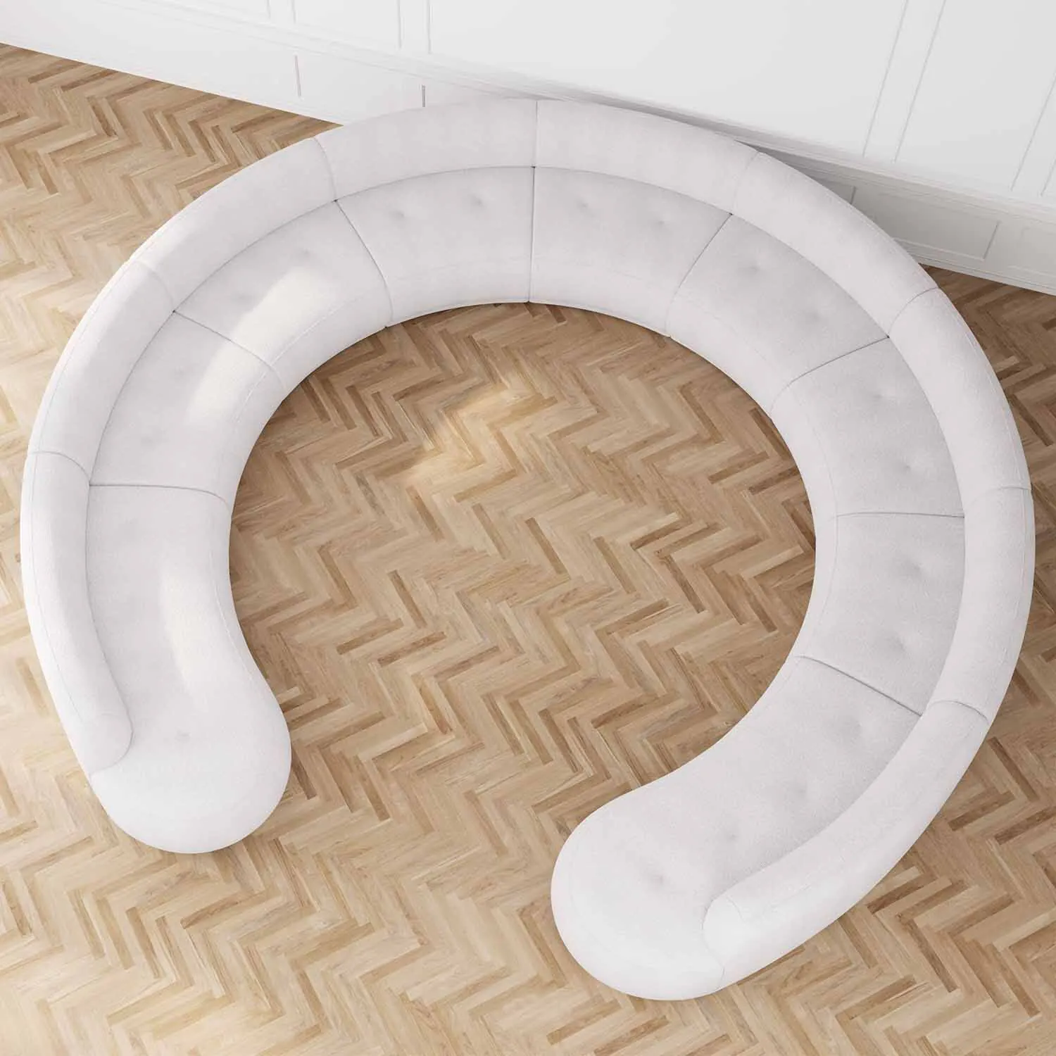 U-Modulsoffa 520cm Ivory - Bel Air