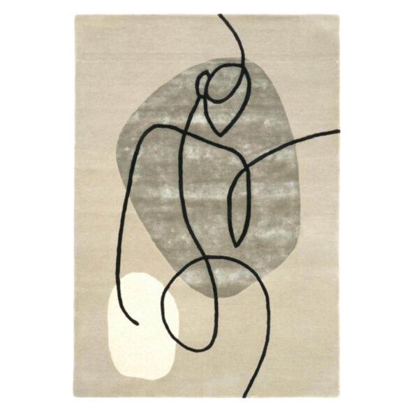 Beige Viskosmatta 200x300cm - Leia