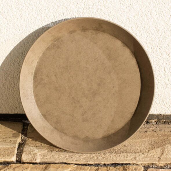Beige Underlägg Utomhuskrukor Ø23cm