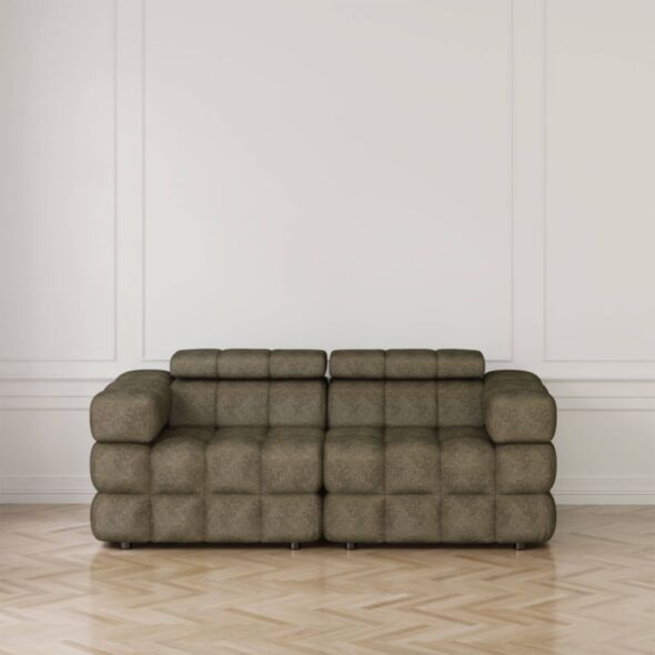 Soffa 2-sits 210cm Olivgrön - Paris