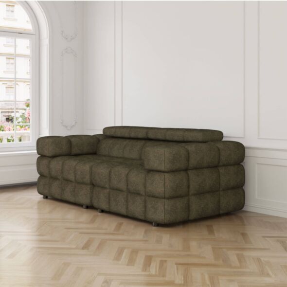 Soffa 2-sits 210cm Olivgrön - Paris