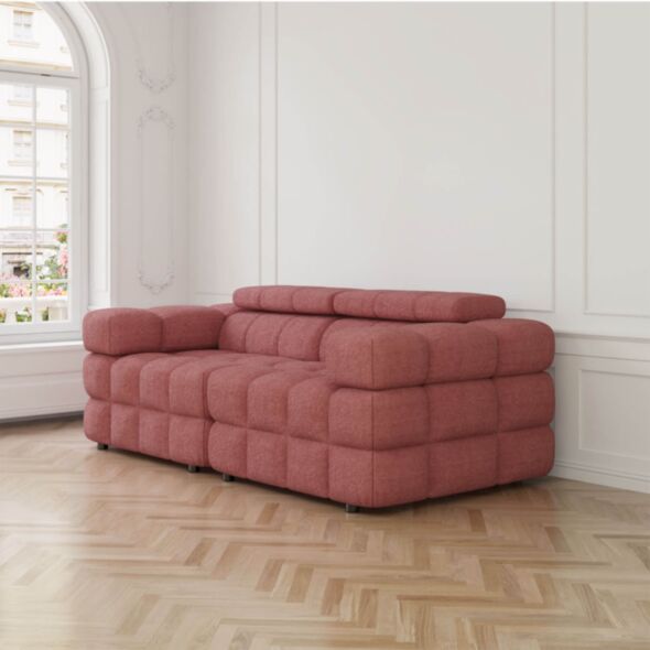 Soffa 2-sits 210cm Rosa  - Paris