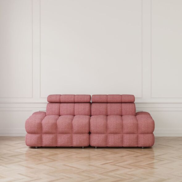 Soffa 2-sits 216cm Rosa Utan Armstöd - Paris