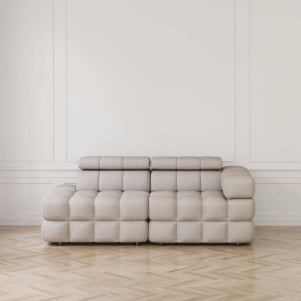 Soffa 2-sits 213cm Sand Armstöd Höger - Paris