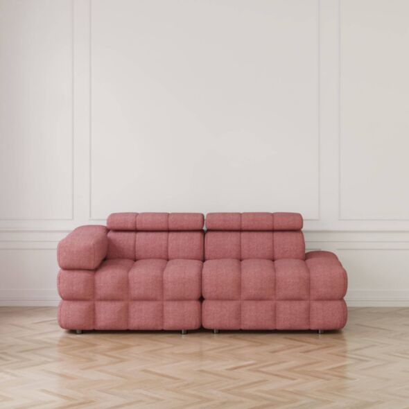 Soffa 2-sits 213cm Rosa Armstöd Vänster - Paris