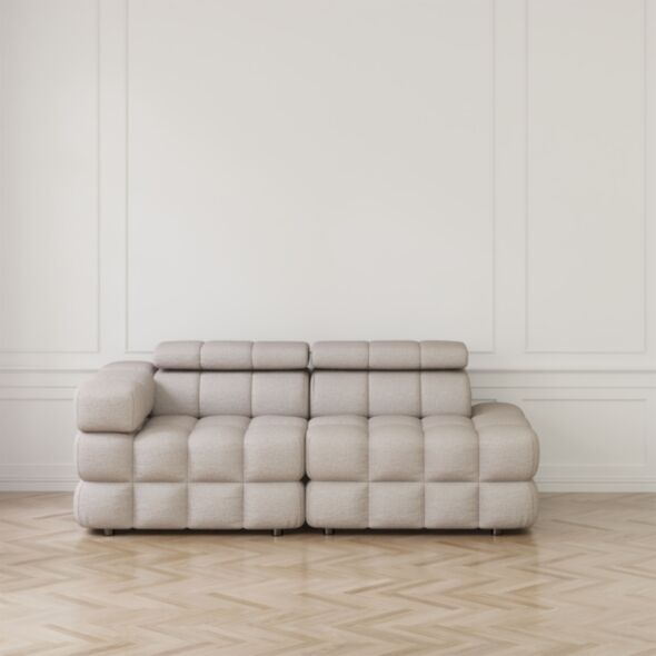 Soffa 2-sits 213cm Sand Armstöd Vänster - Paris