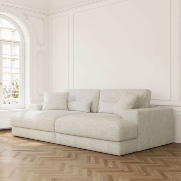 Djup Soffa 3-sits 268cm Greige - Milano