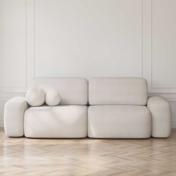 Soffa 3-sits 253cm Ivory - Huntington