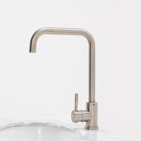 Kök- & tvättställsblandare Silver - Modern lantlig