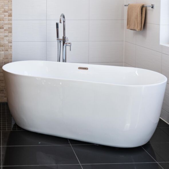 Badkar 160cm Vit - Marstrand