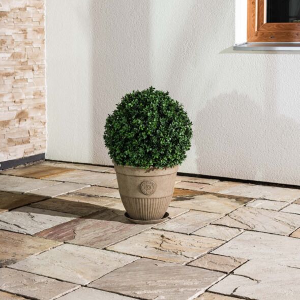 Beige Kruka Utomhus 36x30cm - Antonella