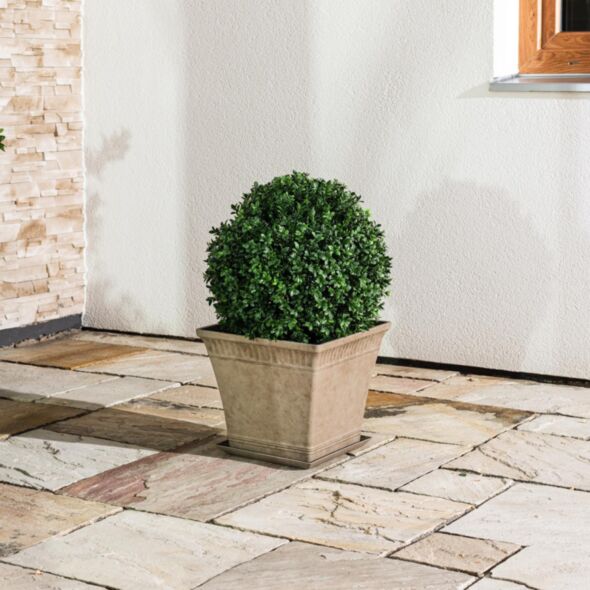 Beige Kruka Utomhus 35x30cm - Hera