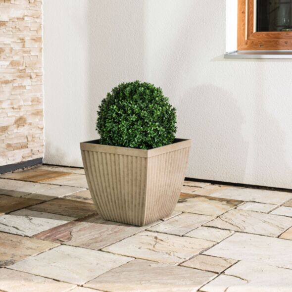 Beige Kruka Utomhus 43x42cm - Luisa