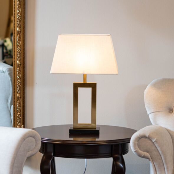 Bordslampa Guld H60cm - Bergamo