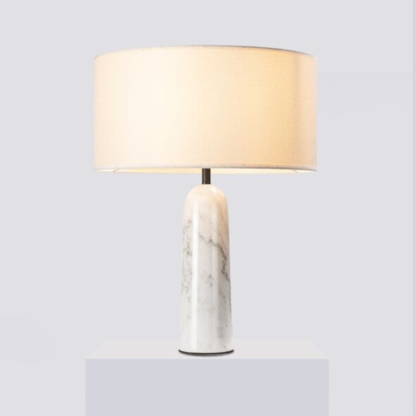 Bordslampa Vit Marmor - Toulon