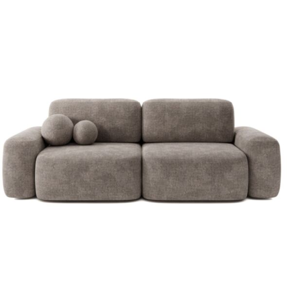 Soffa 3-sits 253cm Brun - Huntington