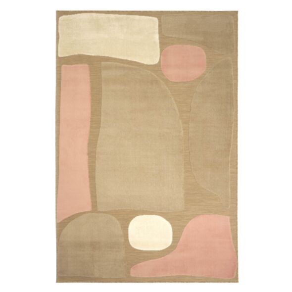 Utomhusmatta 200x290cm Brun/Rosa - Lugares