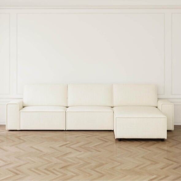 Divansoffa 353cm Beige Höger - Sydney