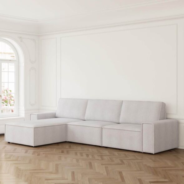 Divansoffa 353cm Ivory Vänster - Sydney