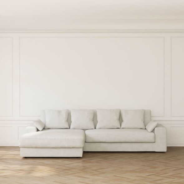 Divansoffa Vänster 310cm Greige - Manhattan