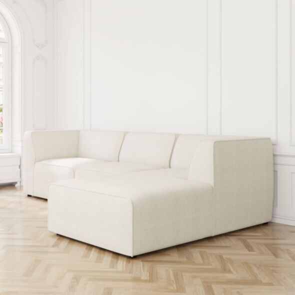 Divansoffa Höger 278cm Vit - London