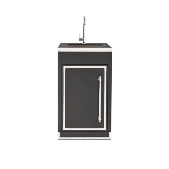 Utekök Modul Vask & Blandare 55cm Svart - Monte Carlo
