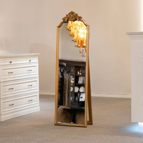  Golvspegel Guld 47x150cm- Angelique