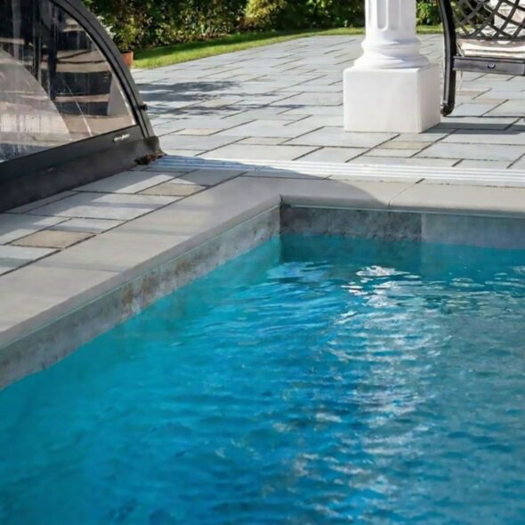 Poolkantsten Sandsten - Grå