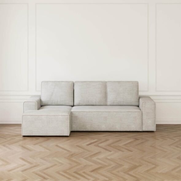Bäddsoffa Divan Vänster 255cm Greige - Sydney