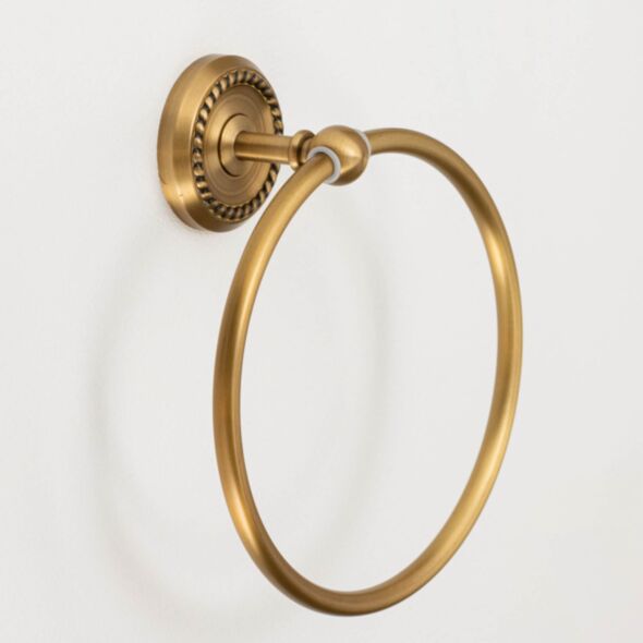 Handdukshängare Ring Antik Mässing - Kensington