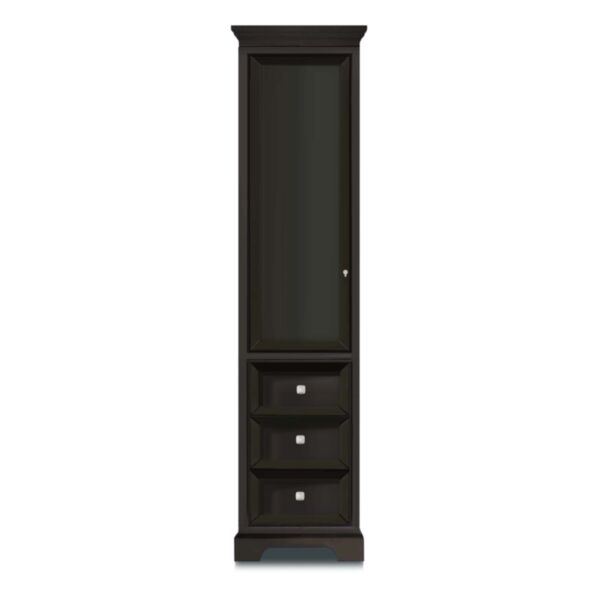Wyoming Högskåp Badrum Panel 202cm Svart