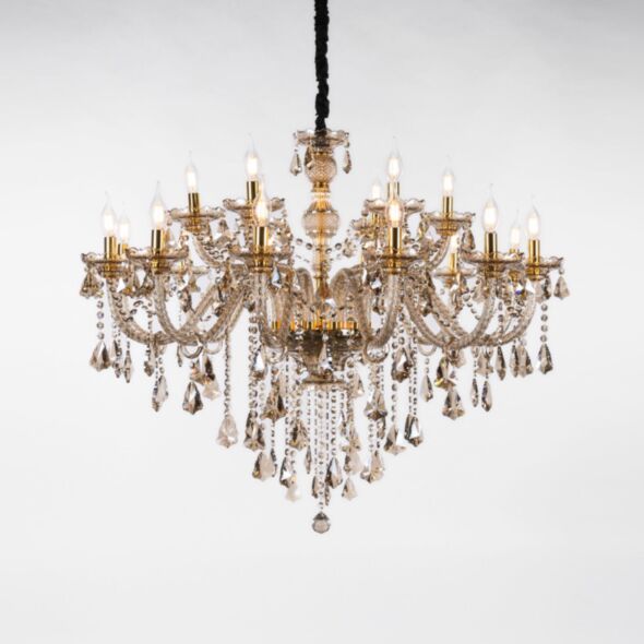 Kristallkrona Ø100cm Cognac - Genéve