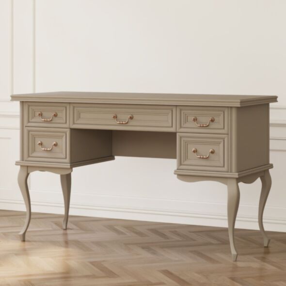 Klassiskt Greige Sminkbord 132cm - Versaille