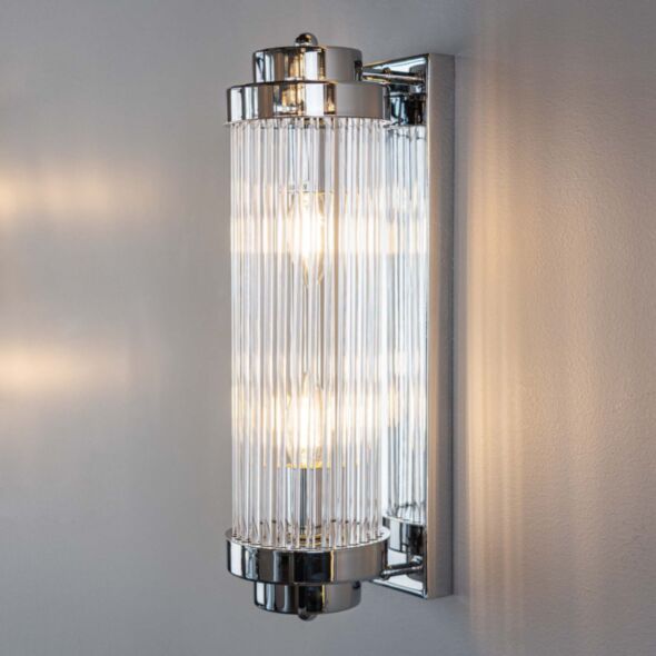Kristall Vägglampa Nice Krom H40cm