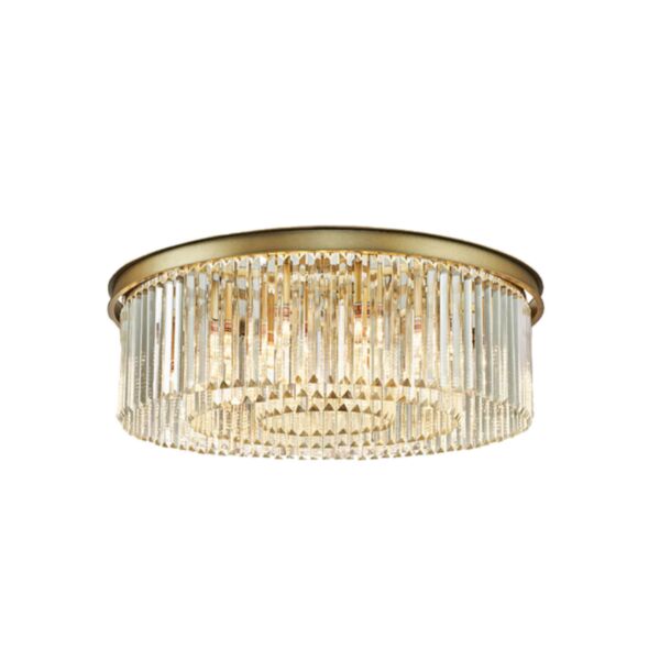 Kristallplafond Ø60cm Florence Guld