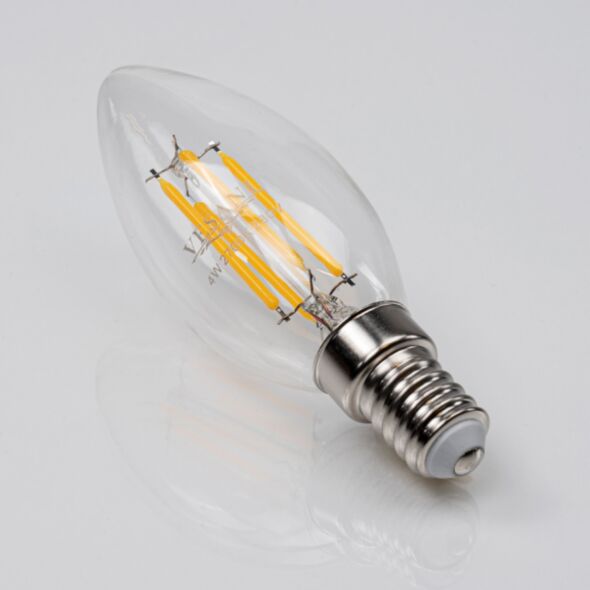 E14 LED Kronljus 4W Varmvit 2700k Dimbar - 1pack